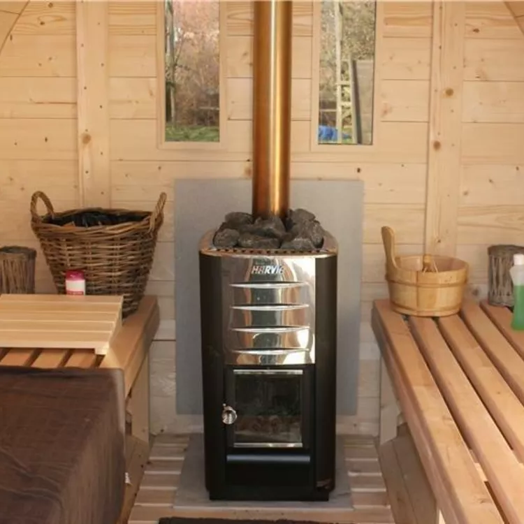 Tonneau sauna intérieur